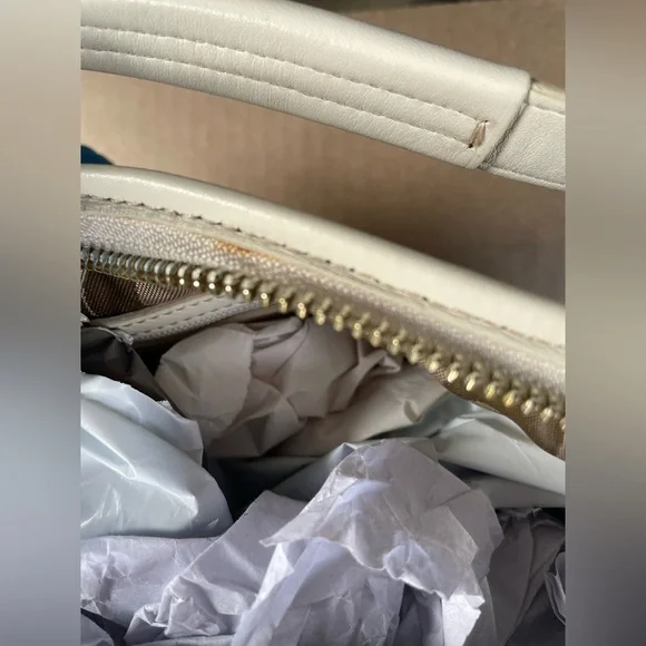 Coach Soho Large Ivory Glove Leather Hobo Shoulder Bag 9464 Y2K🔥 - Picture 5 of 15